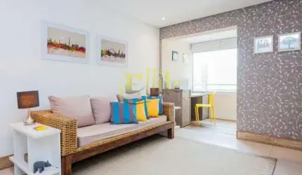 Apartamento mobiliado com 02 dormitórios para locação na região da Vila Olímpia em São Paulo!