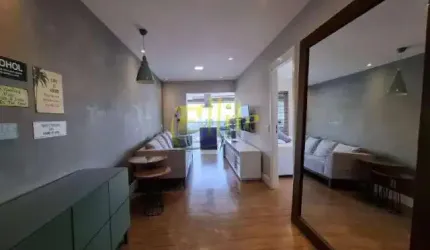 Apartamento totalmente mobiliado com 01 dormitório para locação na região do Brooklin em São Paulo!