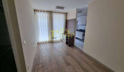 Apartamento com móveis fixos de 01 dormitório para locação no Brooklin, São Paulo!