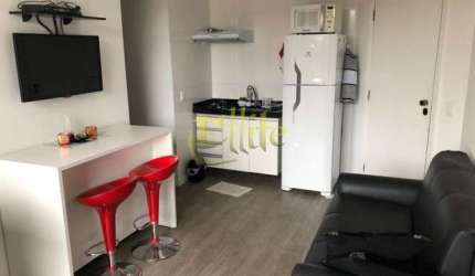 Flat para venda no Morumbi, totalmente mobiliado com serviços, próximo ao Hospital Albert Einstein!
