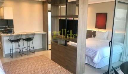 Flat para alugar alto padrão em Pinheiros, totalmente mobiliado com serviços, fácil acesso a Marginal Pinheiros!