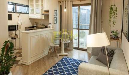 Flat à venda na Bela Vista, totalmente mobiliado com serviços, próximo do faculdade FGV, MASP e Shopping cidade SP!