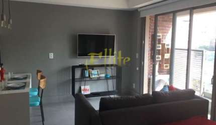 Flat novo para alugar no Itaim totalmente mobiliado, próximo da avenida Juscelino Kubitschek!