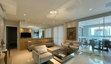 Authentique apartamento mobiliado alto padrão para venda em Londrina Gleba Palhano