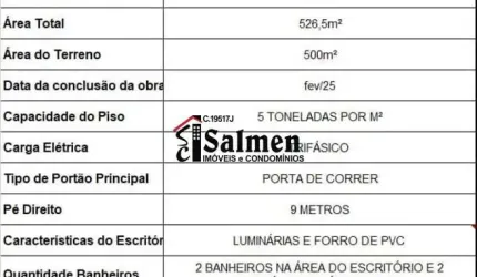 Barracão / Galpão / Depósito para alugar no Jardim Jóia, Arujá , 425 m2 por R$ 15.000