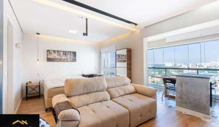 Apartamento Mobiliado à venda com 1 dormitório e 1 vaga na Vila Leopoldina - Portaria 24 hs, Edifício com Lazer e Gerador