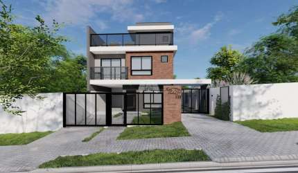 Casa em condomínio fechado com 3 quartos à venda na Rua Parintins, 338, Vila Izabel, Curitiba, 167 m2 por R$ 1.350.000
