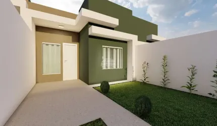 Casa com 3 quartos à venda na RUA PEDRO DE LIMA, 125, Costeira, Araucária, 52 m2 por R$ 349.000
