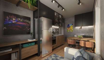 Apartamento com 1 quarto à venda na Rua Benjamin Constant, 33, Centro, Curitiba, 23 m2 por R$ 221.000