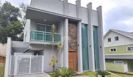 Casa em condomínio fechado com 3 quartos à venda na Rua Neriman Nezetli, 30, Campo Pequeno, Colombo, 250 m2 por R$ 1.250.000
