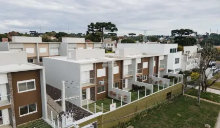 Casa em condomínio fechado com 3 quartos à venda na Avenida Desembargador Hugo Simas, 1053, Bom Retiro, Curitiba, 117 m2 por R$ 1.235.138