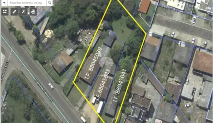 Terreno à venda na Avenida Senador Salgado Filho, 5921, Uberaba, Curitiba, 2278 m2 por R$ 2.800.000
