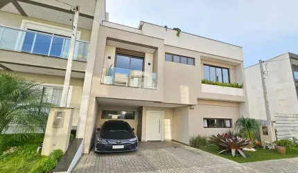 Casa em condomínio fechado com 3 quartos à venda na Rua Augusto Criminácio, 106, Iná, São José dos Pinhais, 195 m2 por R$ 1.250.000