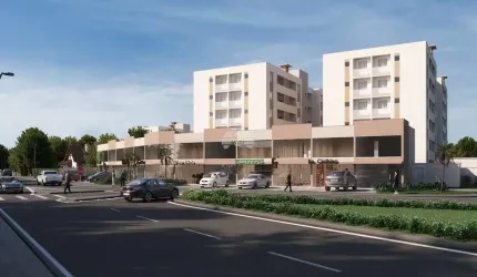 Apartamento com 2 quartos à venda na Rua Sophia Noack Pereira, 39, Espinheiros, Joinville, 52 m2 por R$ 321.112