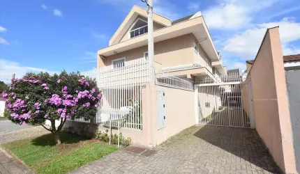 Casa em condomínio fechado com 3 quartos à venda na Rua Américo Vespúcio, 151, Lindóia, Curitiba, 169 m2 por R$ 725.000