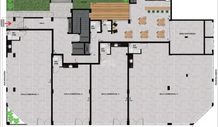 Sala comercial à venda na Rua Genuíno Piacentini, 00, Santa Terezinha, Pato Branco, 141 m2 por R$ 769.898