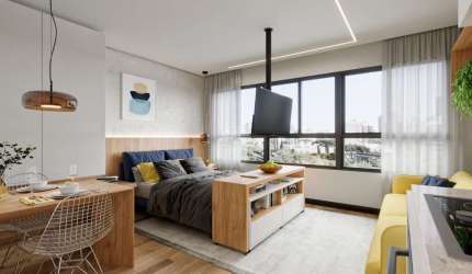 Kitnet / Stúdio à venda na Rua Joaquim Nabuco, 495, Tingui, Curitiba, 25 m2 por R$ 287.749
