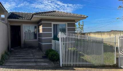 Casa em condomínio fechado com 3 quartos à venda na Rua Pontes de Miranda, 285, Centro, Colombo, 57 m2 por R$ 319.000