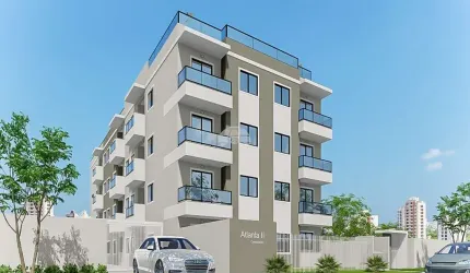 Apartamento com 3 quartos à venda na Rua Rio Piraquara, 1035, Weissópolis, Pinhais, 68 m2 por R$ 349.000