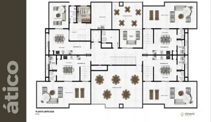 Apartamento com 2 quartos à venda na Rua Manágua, 309, Centro, Pinhais, 59 m2 por R$ 368.000