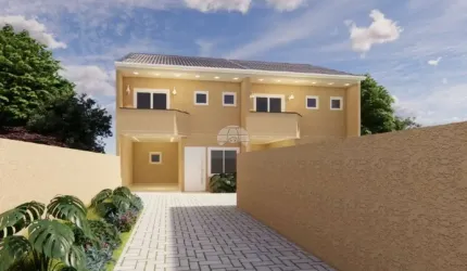 Casa em condomínio fechado com 3 quartos à venda na Rua Santa Edwiges, 70, Abranches, Curitiba, 108 m2 por R$ 499.000