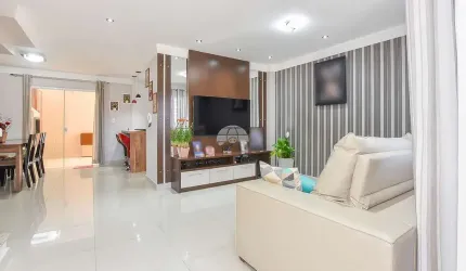 Casa em condomínio fechado com 3 quartos à venda na Rua Rodolfo Bernardelli, 581, Uberaba, Curitiba, 132 m2 por R$ 669.000