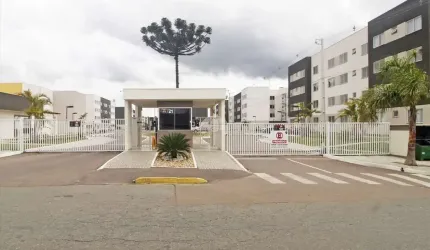 Apartamento com 2 quartos para alugar na Rua Maria Joaquina Vaz, 721, Jardim Itaqui, Campo Largo, 43 m2 por R$ 650