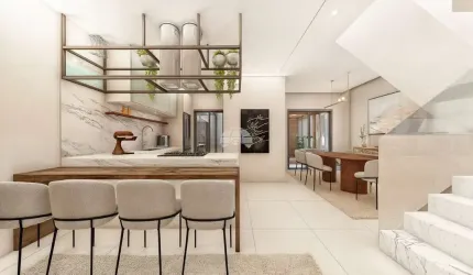 Casa em condomínio fechado com 4 quartos à venda na Rua Francisco Alves Ferreira, 640, Jardim Itaqui, Campo Largo, 125 m2 por R$ 690.000