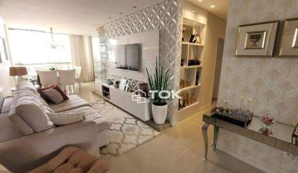Lindo apartamento com 1 suíte + 2 dormitórios com vista para a Marina no centro de Itajaí - SC