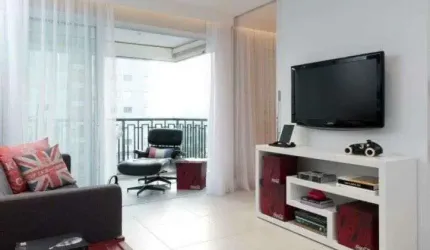 Apartamento com 1 dormitório para alugar, 50 m² por R$ 7.584,87/mês - Edifício Alpha Park - Barueri/SP