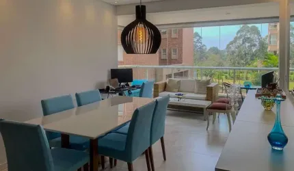 Apartamento com 3 dormitórios, 136 m² - venda por R$ 1.900.000,00 ou aluguel por R$ 15.211,67/mês - Alphaville - Santana de Parnaíba/SP