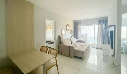 Apartamento com 1 dormitório para alugar, 49 m² por R$ 5.626,67/mês - Alphaville - Barueri/SP