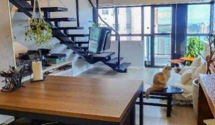 Apartamento Duplex com 1 dormitório para alugar, 57 m² por R$ 6.160,00/mês - Bethaville I - Barueri/SP