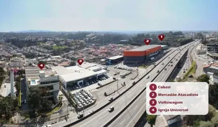 Galpão para alugar, 540 m² por R$ 21.700/mês - Jardim Rosalina - Cotia/SP