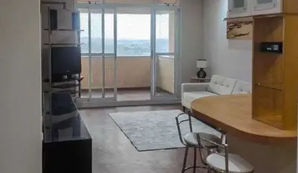 Apartamento com 3 dormitórios para alugar, 78 m² por R$ 5.219/mês - Alphaville - Barueri/SP