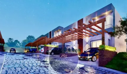 Casa em condomínio fechado com 3 quartos à venda na Rua Doutor Walter de Freitas, 100, Engordadouro, Jundiaí, 146 m2 por R$ 980.000