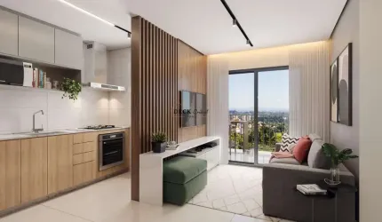 Apartamento em Pinhais com 32,83m², 2 dormitórios e 1 vaga - Pinhais - PR