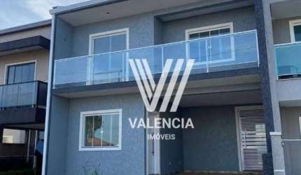 Sobrado | 4 dorm | Suíte | 3 vagas | 261 m² priv | Cidade Industrial - Curitiba/PR