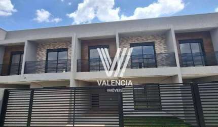 Sobrado de Rua | 3 Dorms | 124m² priv | 2 vagas | Uberaba - Curitiba/PR