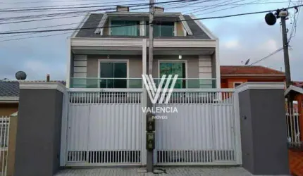 Sobrado | 4 dorm | 2 vagas | 120 m² priv | Sítio Cercado - Curitiba/PR