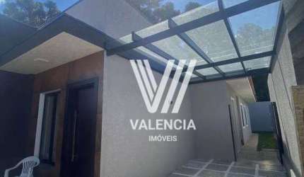 Casa térrea | 2 dorm | Suíte | Vaga | 58 m² priv | Colônia Rio Grande - São José dos Pinhais/PR