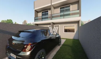 Sobrado em Condominio | 2 Dorms | 82m² priv | 2 Vagas | Umbara - Curitiba/PR