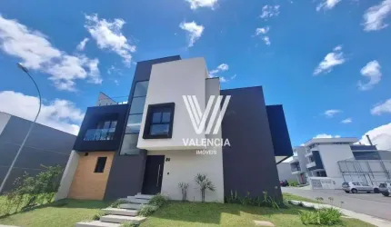 Sobrado em Condominio | 3 Dorms | 243m² priv | 2 Vagas | Santa Candida - Curitiba/PR