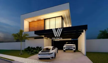 Sobrado em Condominio | 4 Suites | 5 Vagas | 284m² | Aviação - SJP/PR