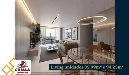 Apartamento à Venda em Ponta D'areia, Resid. Evora - 3 quartos - 86m² - Nascente