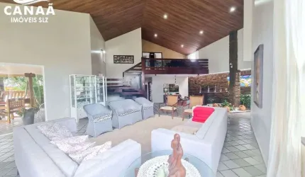 Exuberante Casa Mansão à Venda em Turu - 4 Suítes - Lazer Privativo -