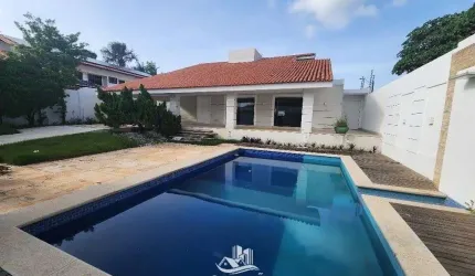Casa Mansão à Venda no Calhau - 5 Suítes - Closet - Lazer Privativo - Ventilada
