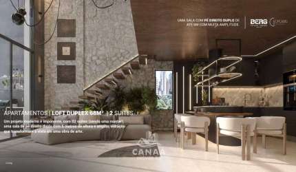 Apartamento Tipo Lotf em Ponta D'Areia - Mount Solaro - 2 suítes - Vista mar