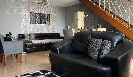 APTO DUPLEX, MOBILIADO, COM SACADA E BELA VISTA PARA O JARDIM BOTÂNICO, 106m² DE ÁREA ÚTIL, ANDAR ALTO.