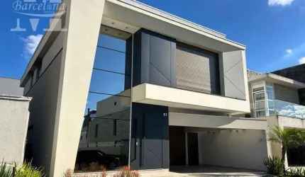 CASA NOVA COM 290M². ALTO PADRÃO. HARMONY VILLAGE CONDOMINUIM. ESPAÇO GOURMET. 3 VAGAS DE GARAGEM.